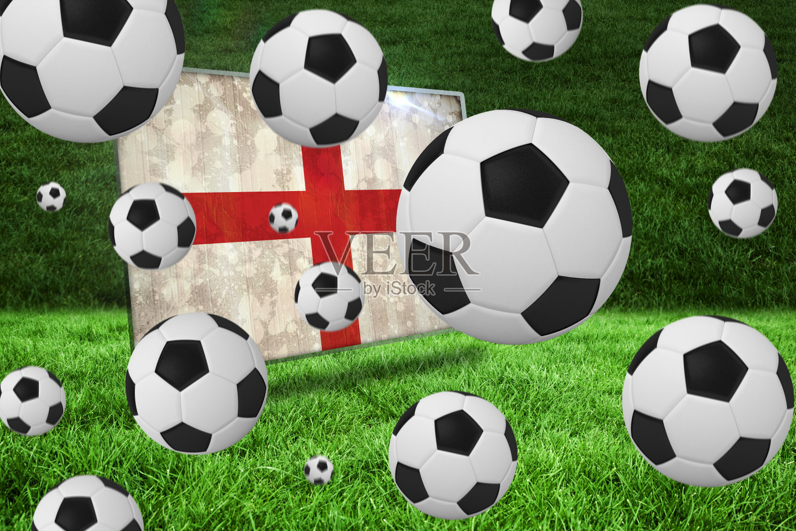 黑白足球照片摄影图片