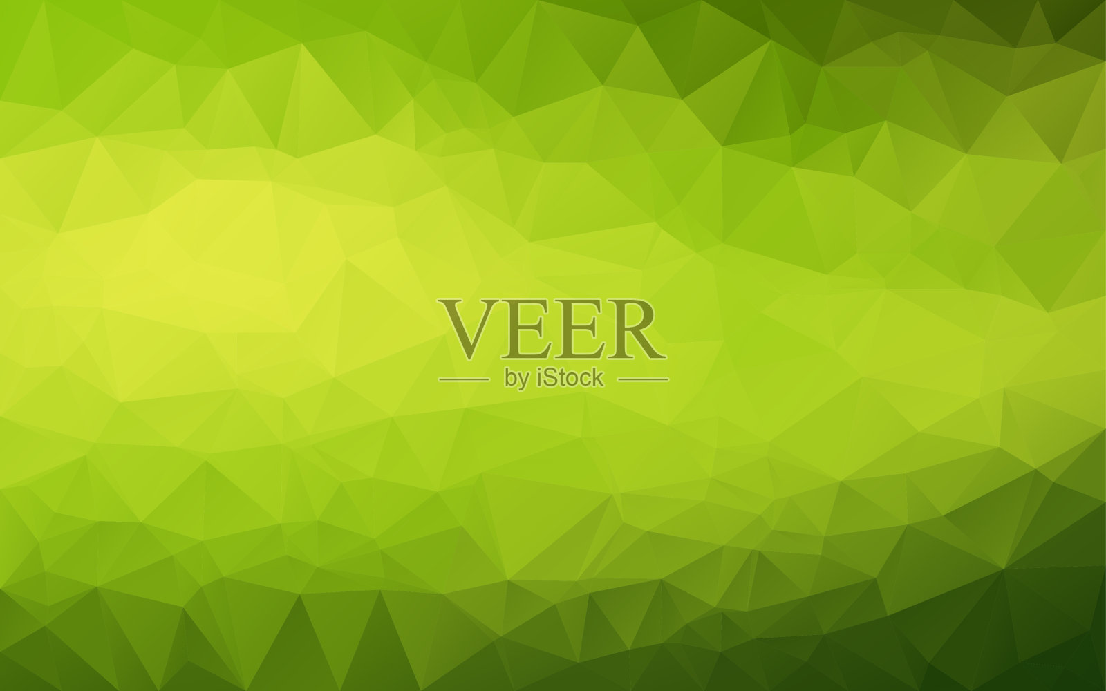 抽象多边形背景，绿色照片摄影图片