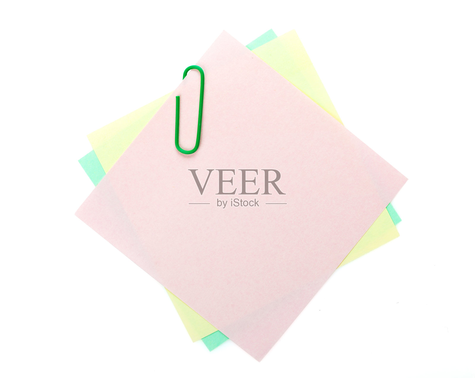 彩色便利贴与剪辑照片摄影图片