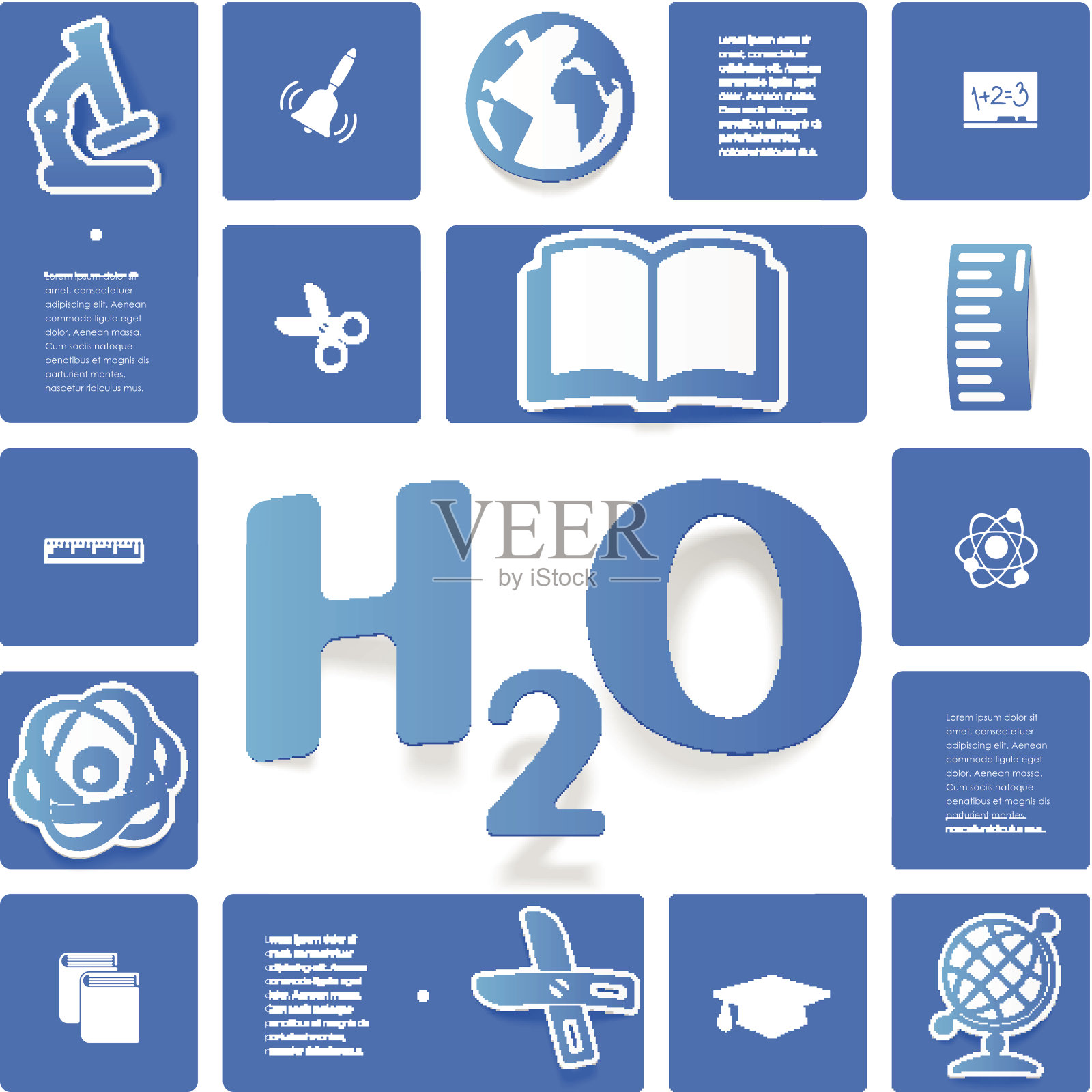 教育贴纸信息设计元素图片