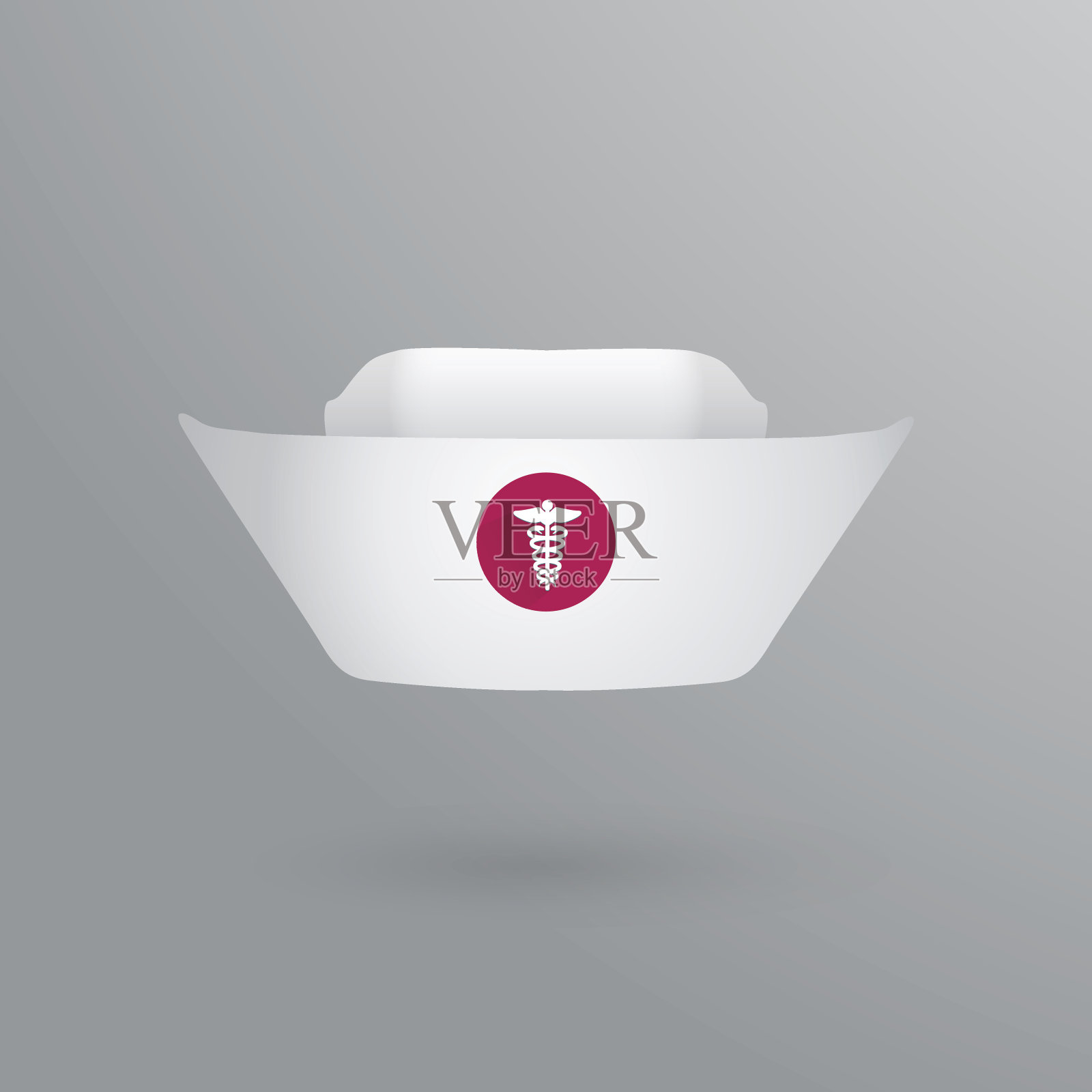 护士戴着帽子设计元素图片