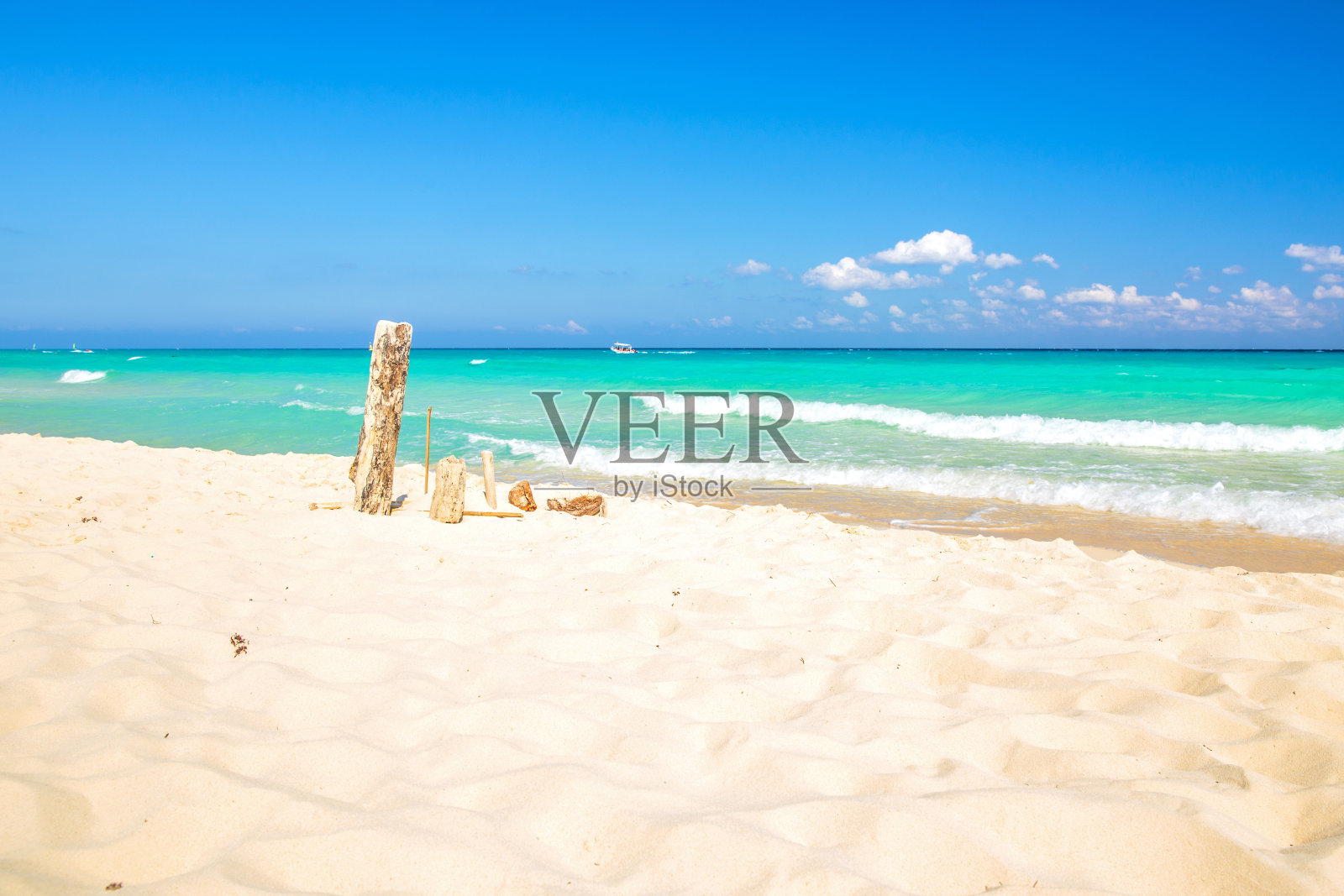 墨西哥卡门海滩照片摄影图片