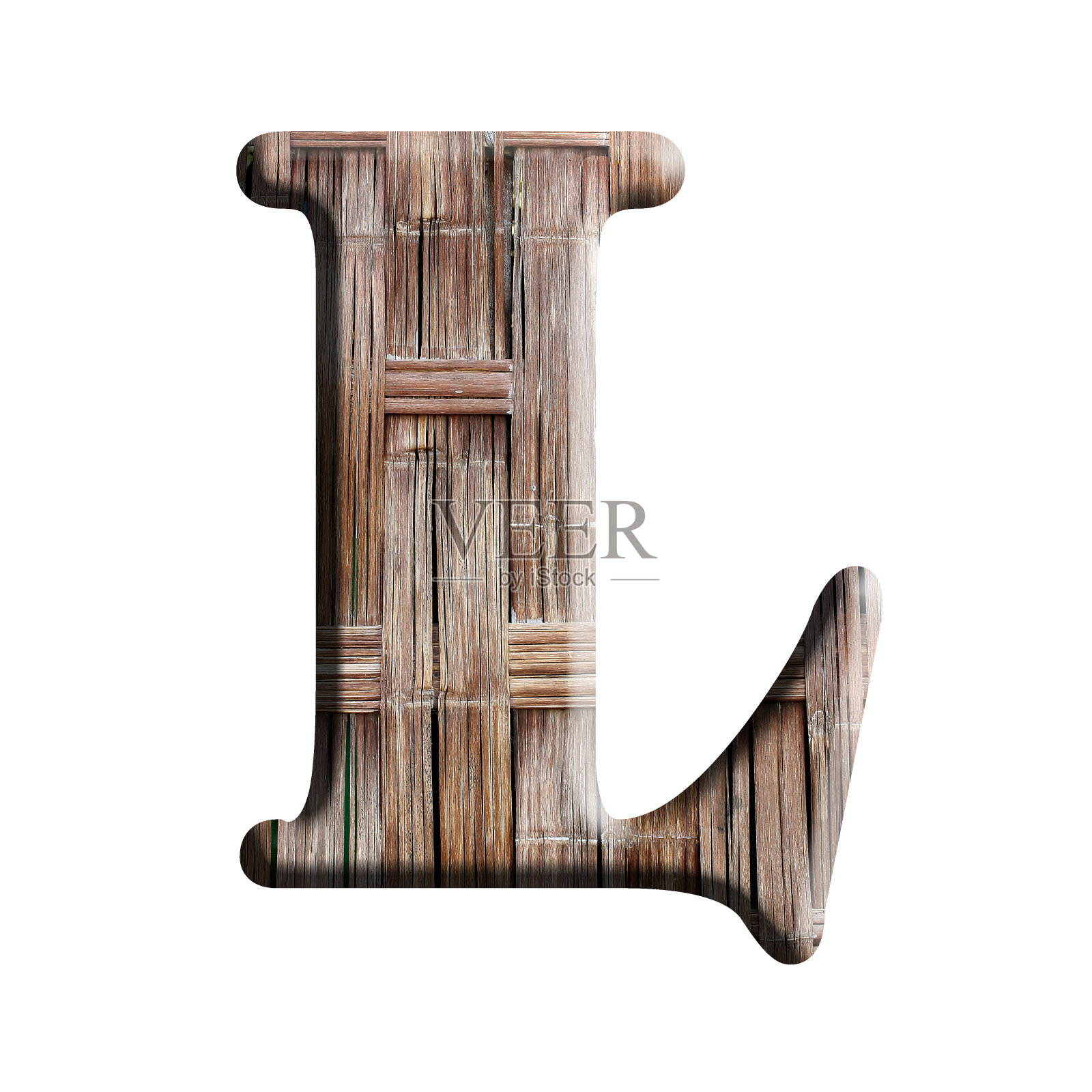 木质纹理字母表上的白色背景照片摄影图片