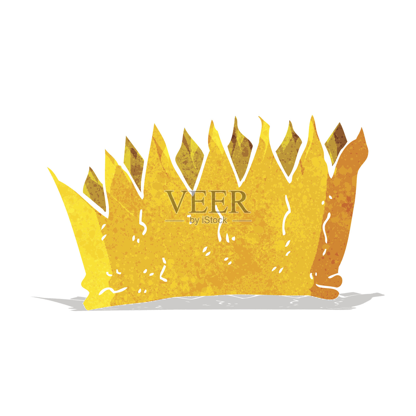 卡通皇冠插画图片素材