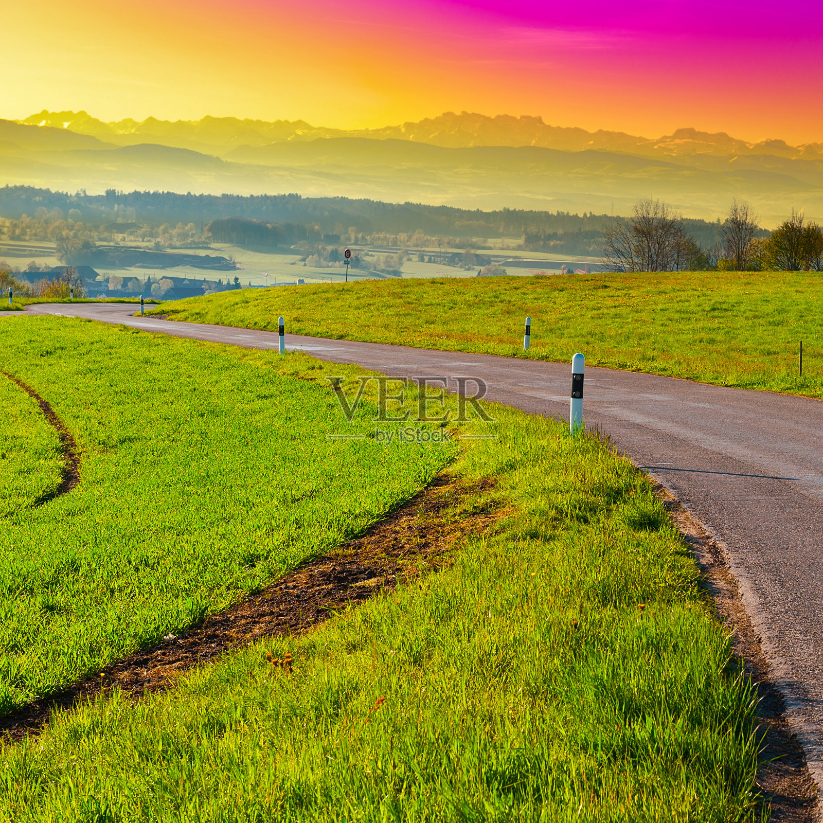 日落照片摄影图片