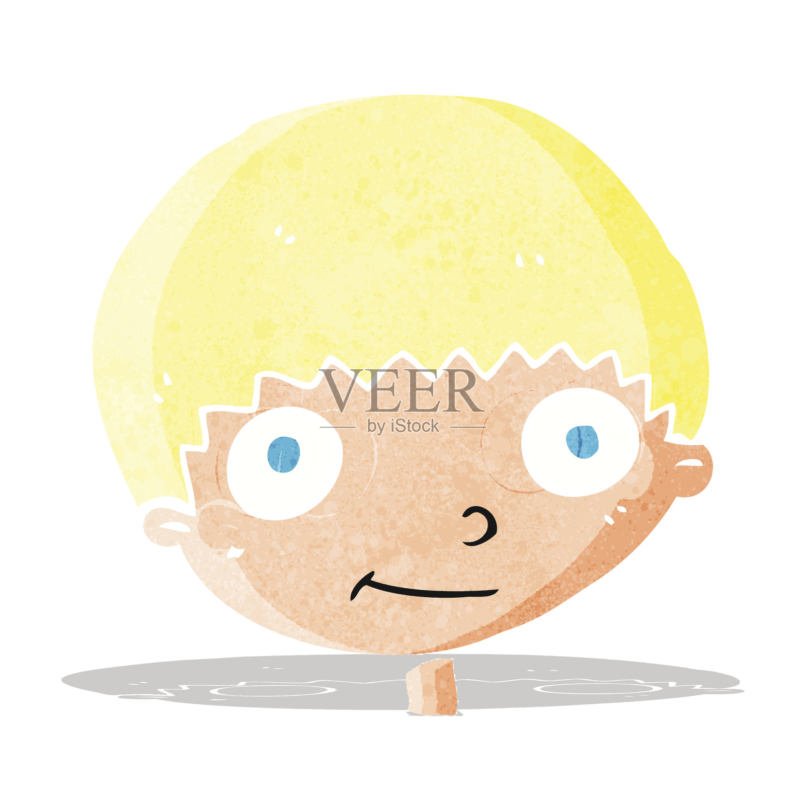 卡通快乐男孩插画图片素材