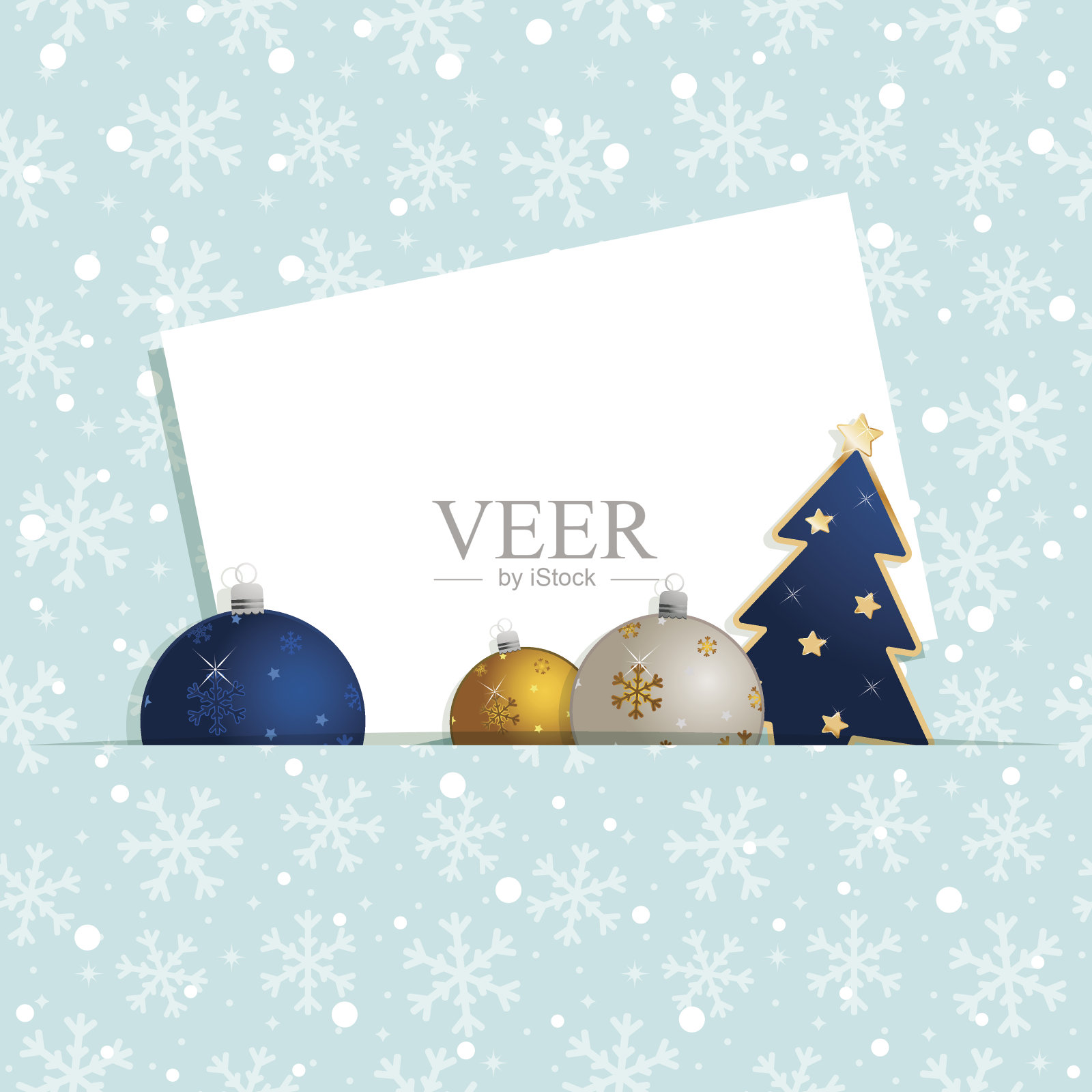 雪花装饰插画图片素材