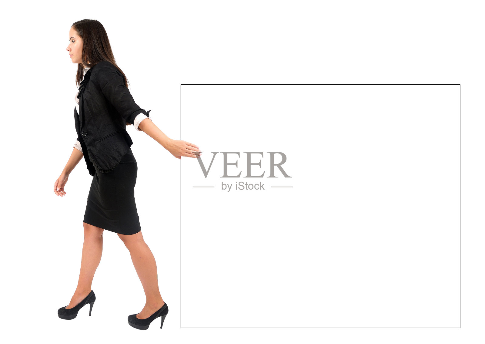 孤立的商业女性照片摄影图片