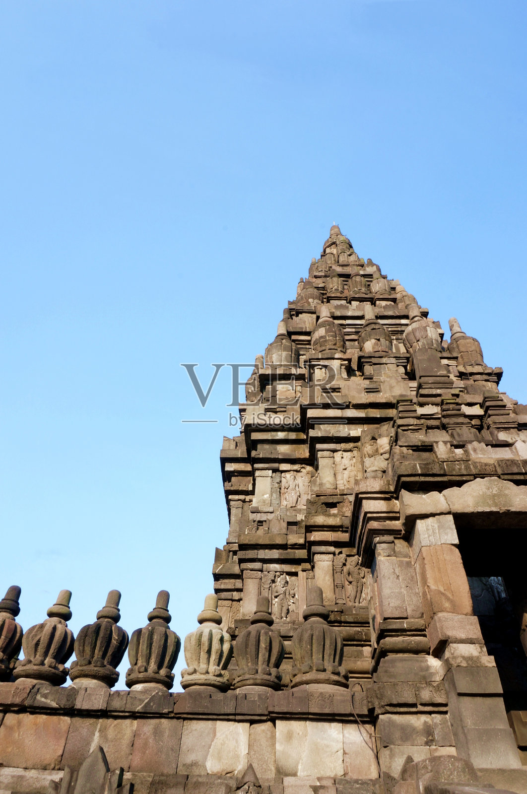 印度教寺庙，普兰巴南，爪哇，印度尼西亚照片摄影图片