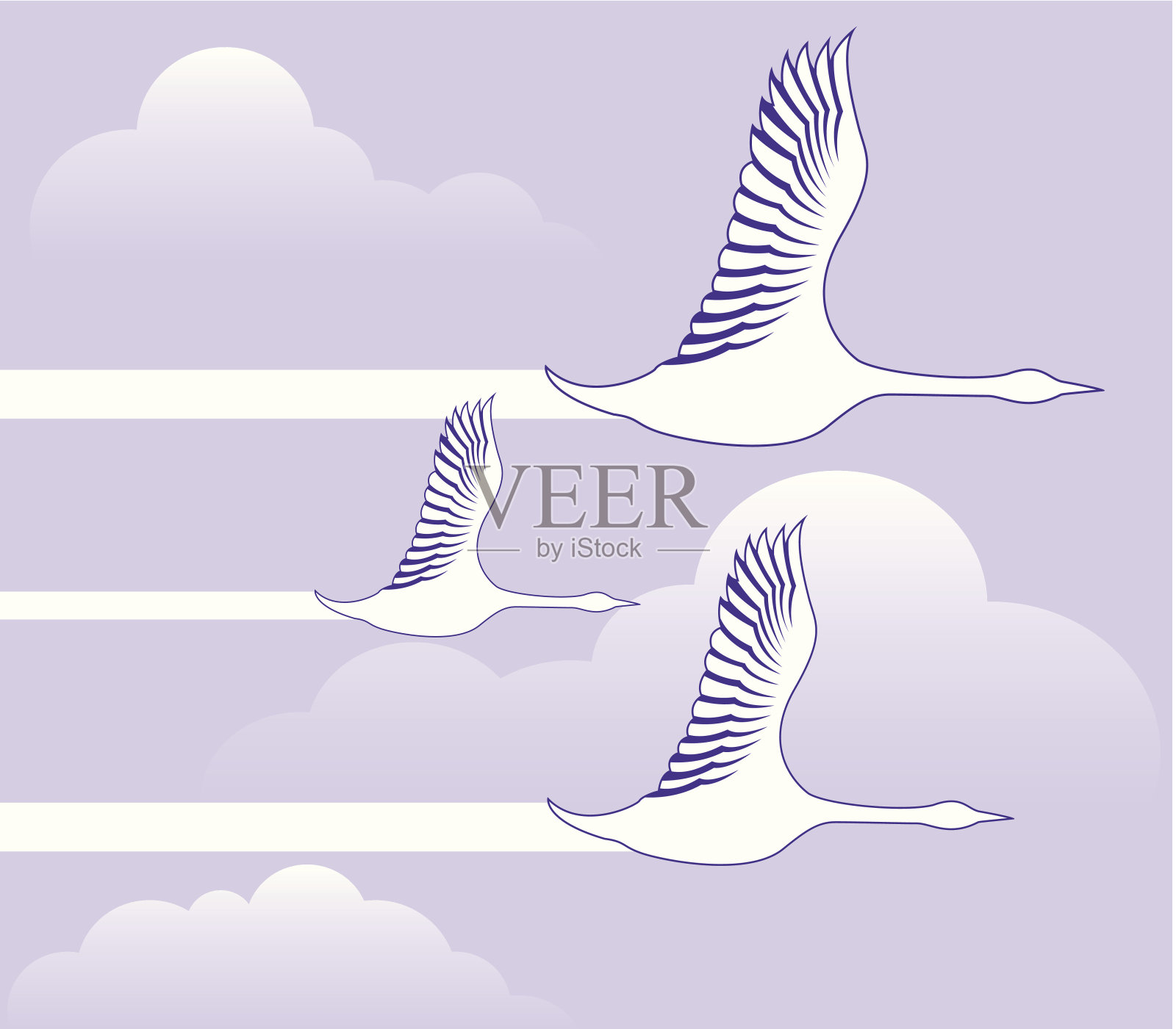 鹅插画图片素材