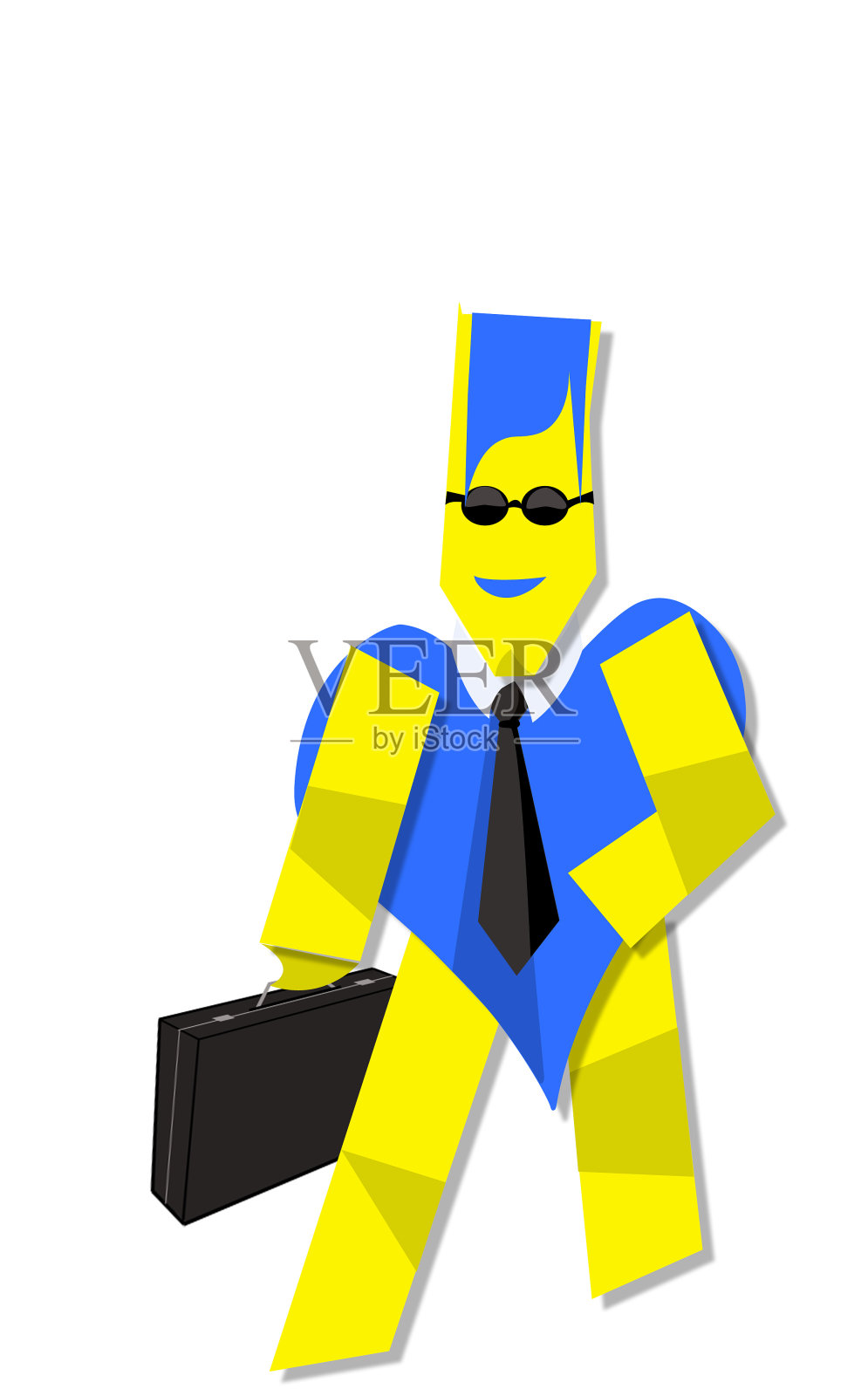 戴黑墨镜的保镖照片摄影图片