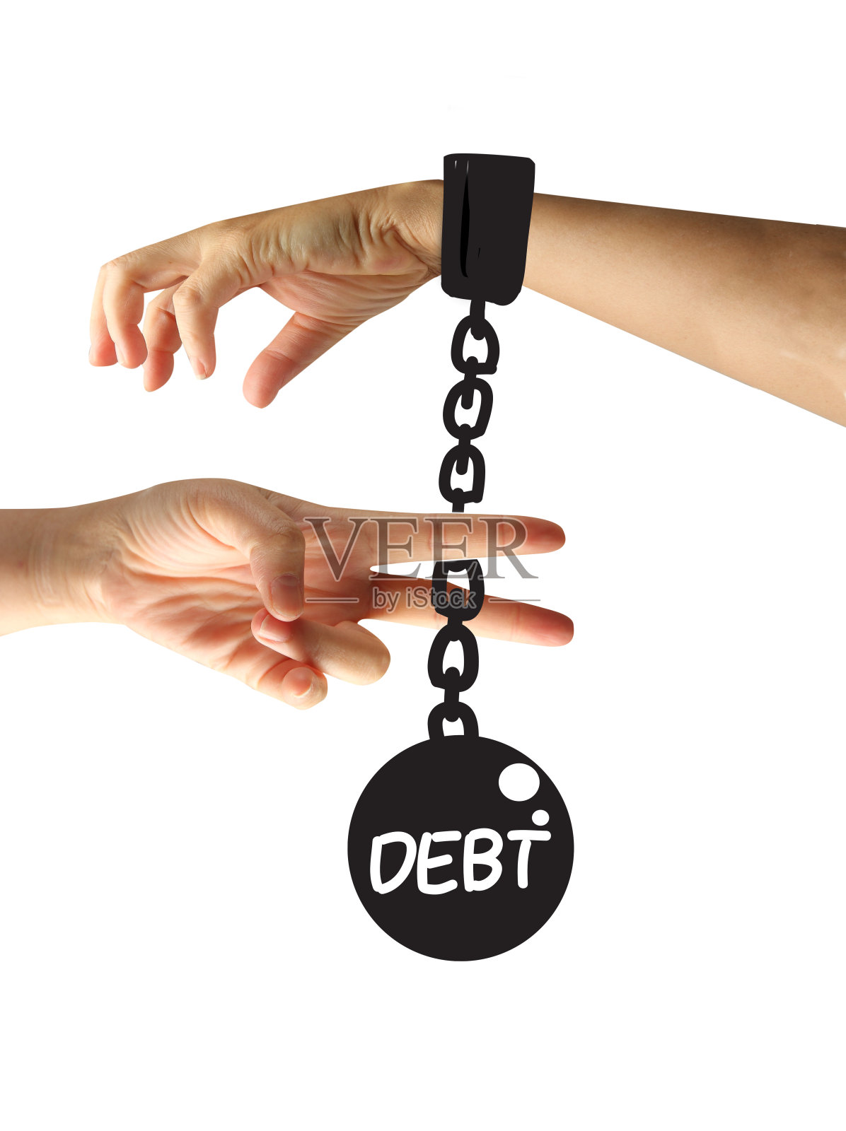 削减债务照片摄影图片