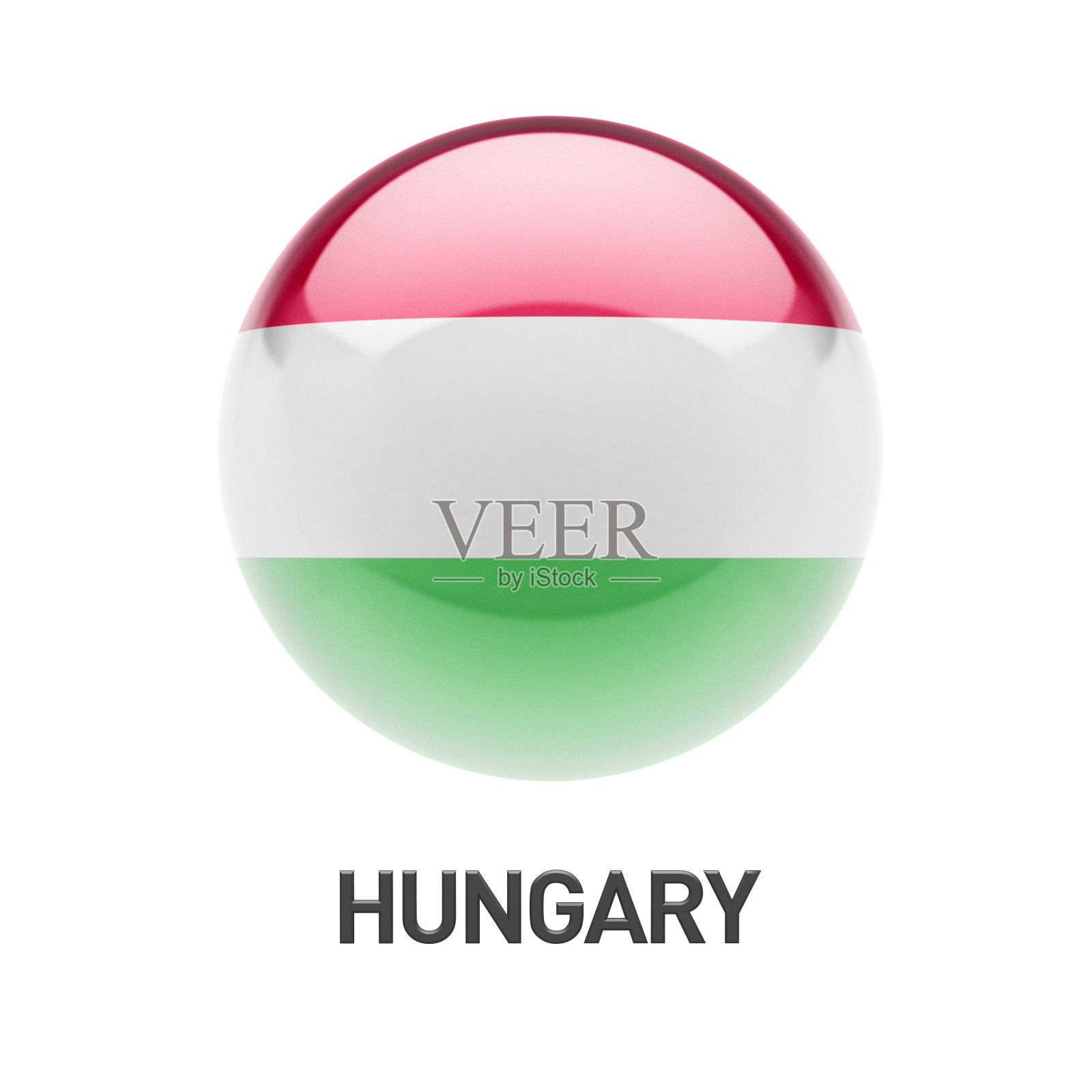 匈牙利国旗图标照片摄影图片