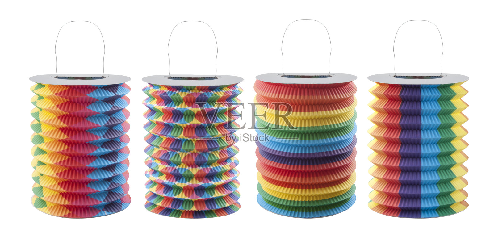 五颜六色的灯笼——派对装饰照片摄影图片