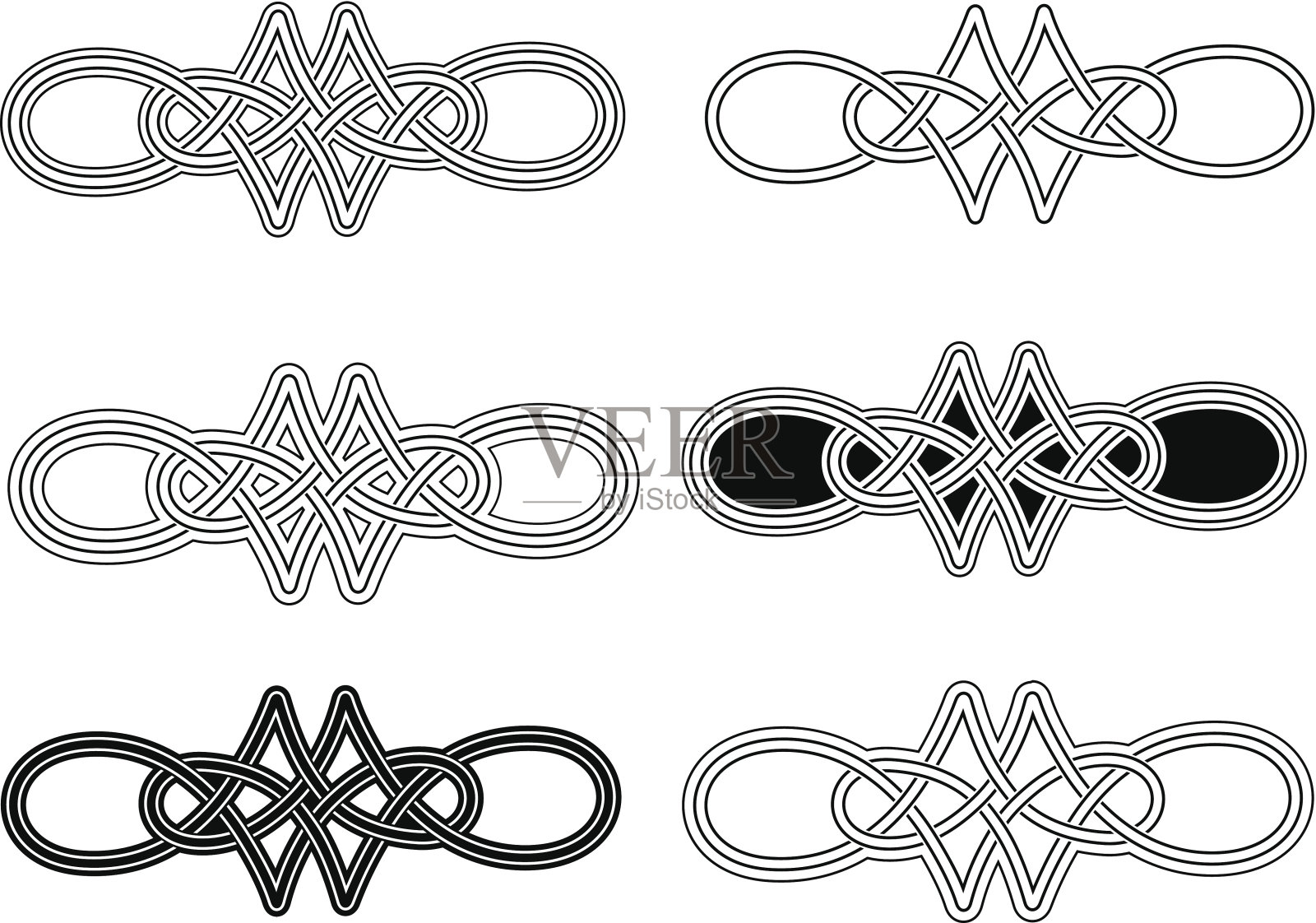 凯尔特结设计元素图片