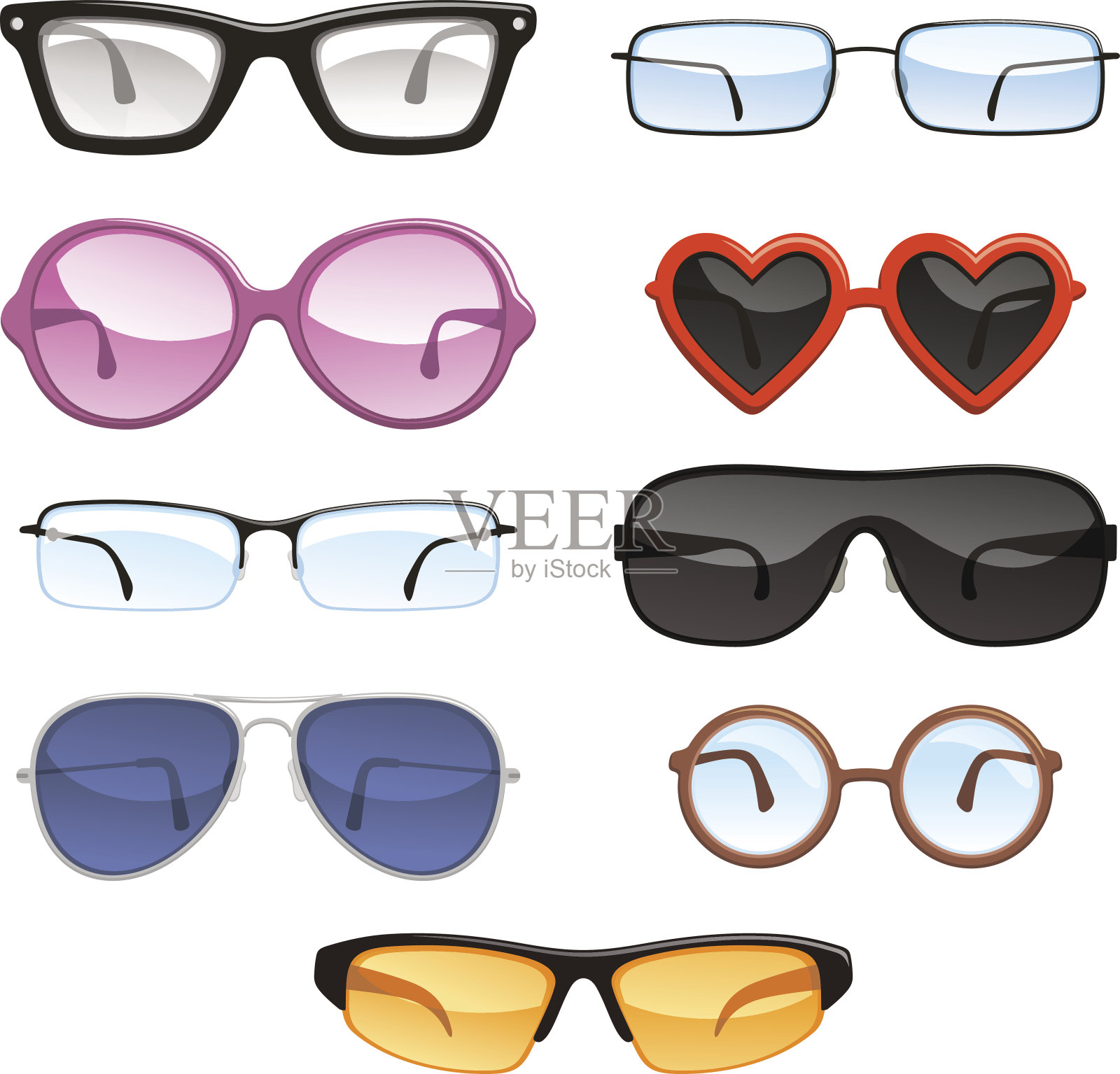 眼镜眼镜眼镜设计元素图片