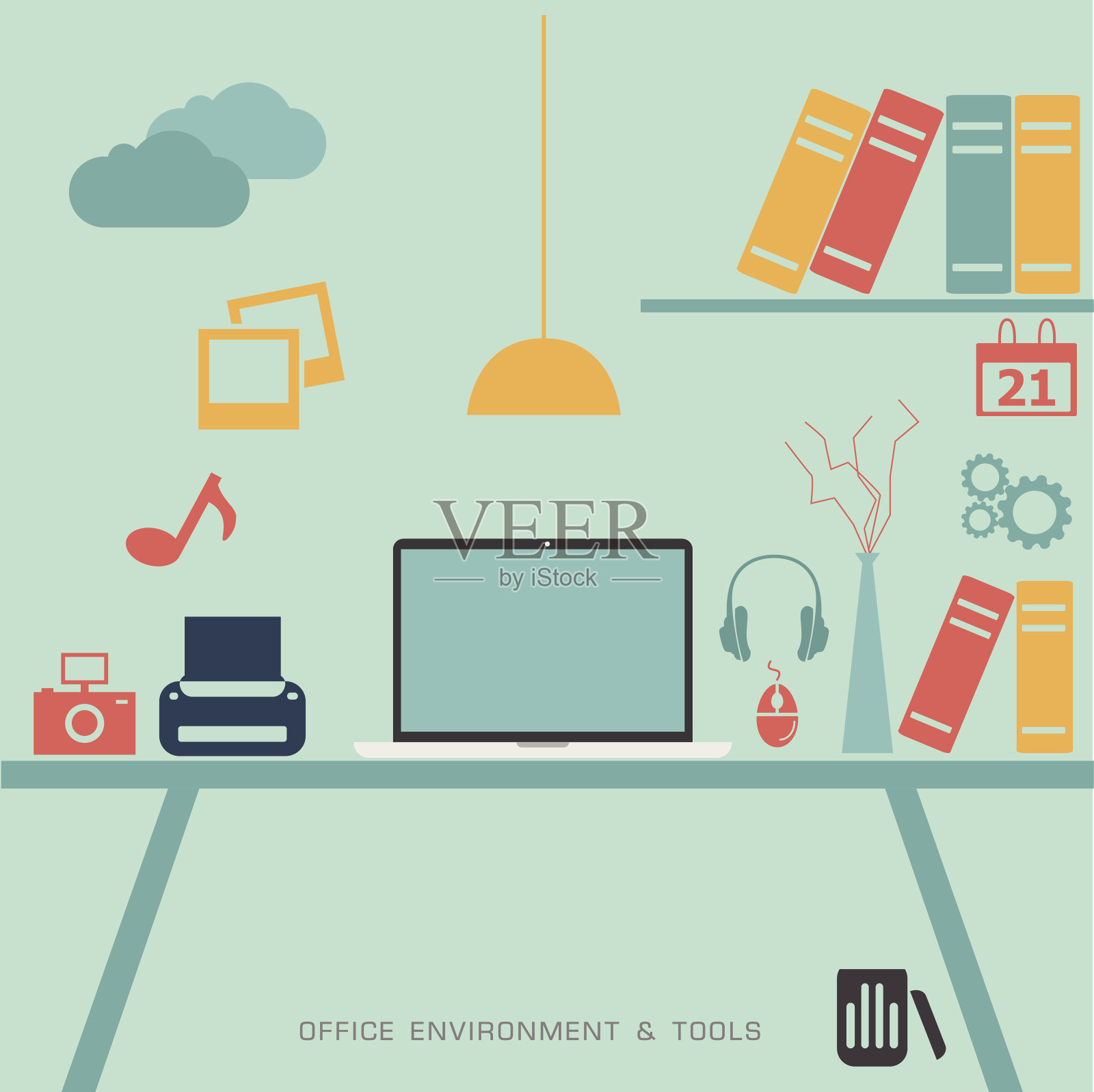 现代平面图标向量集合插画图片素材