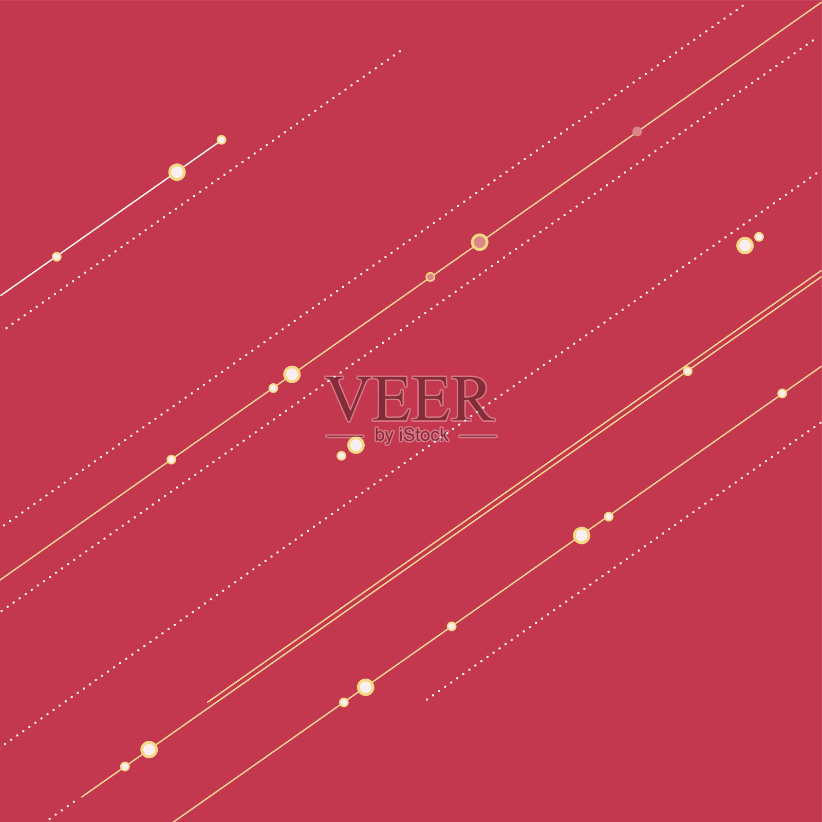 抽象的几何插画图片素材