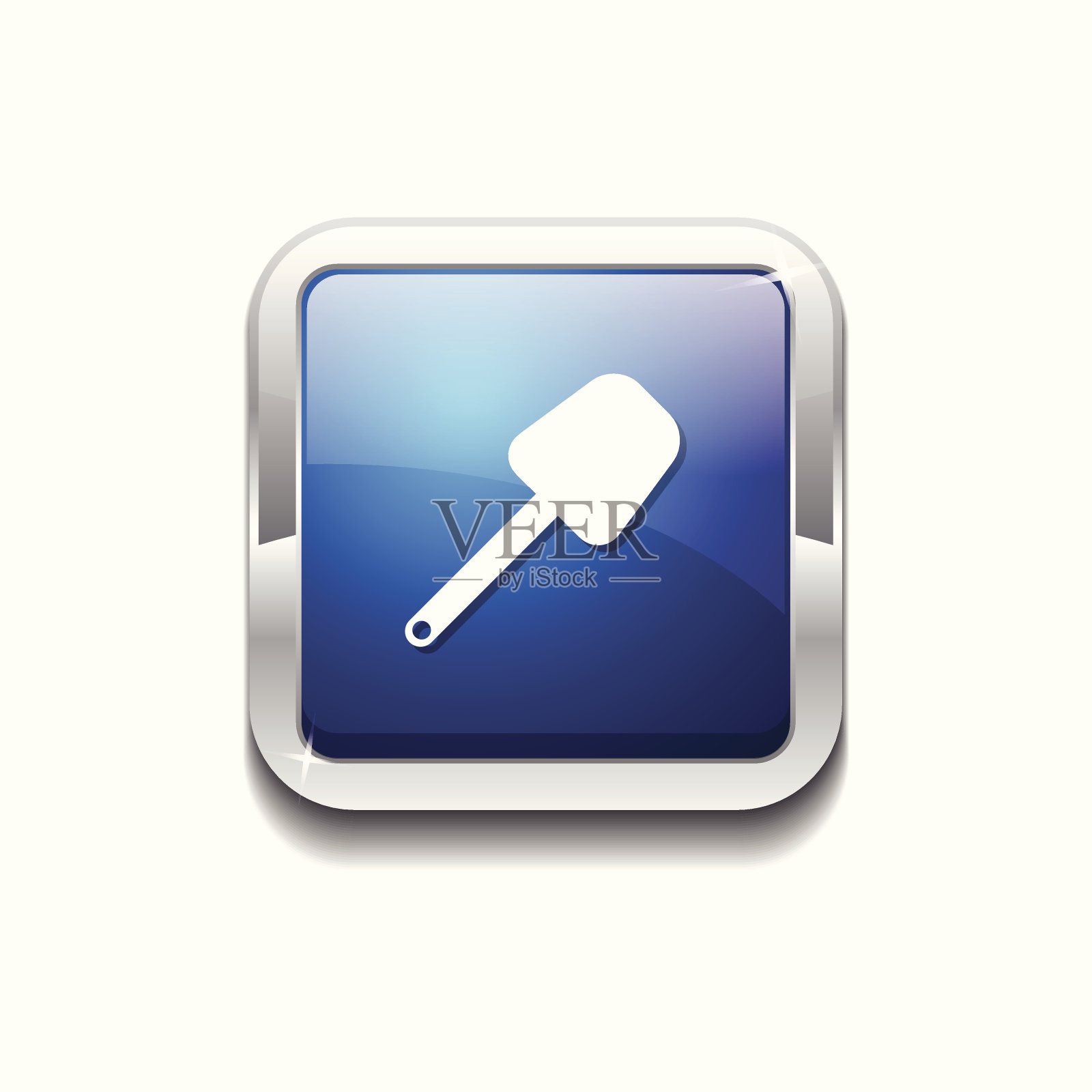 Shoval蓝色矢量图标按钮插画图片素材