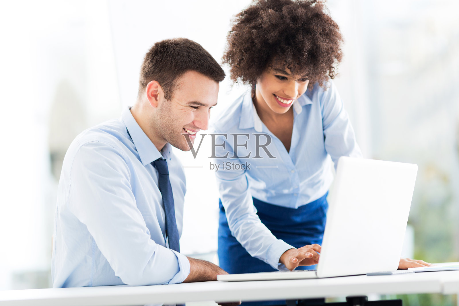 商业人士一起工作照片摄影图片