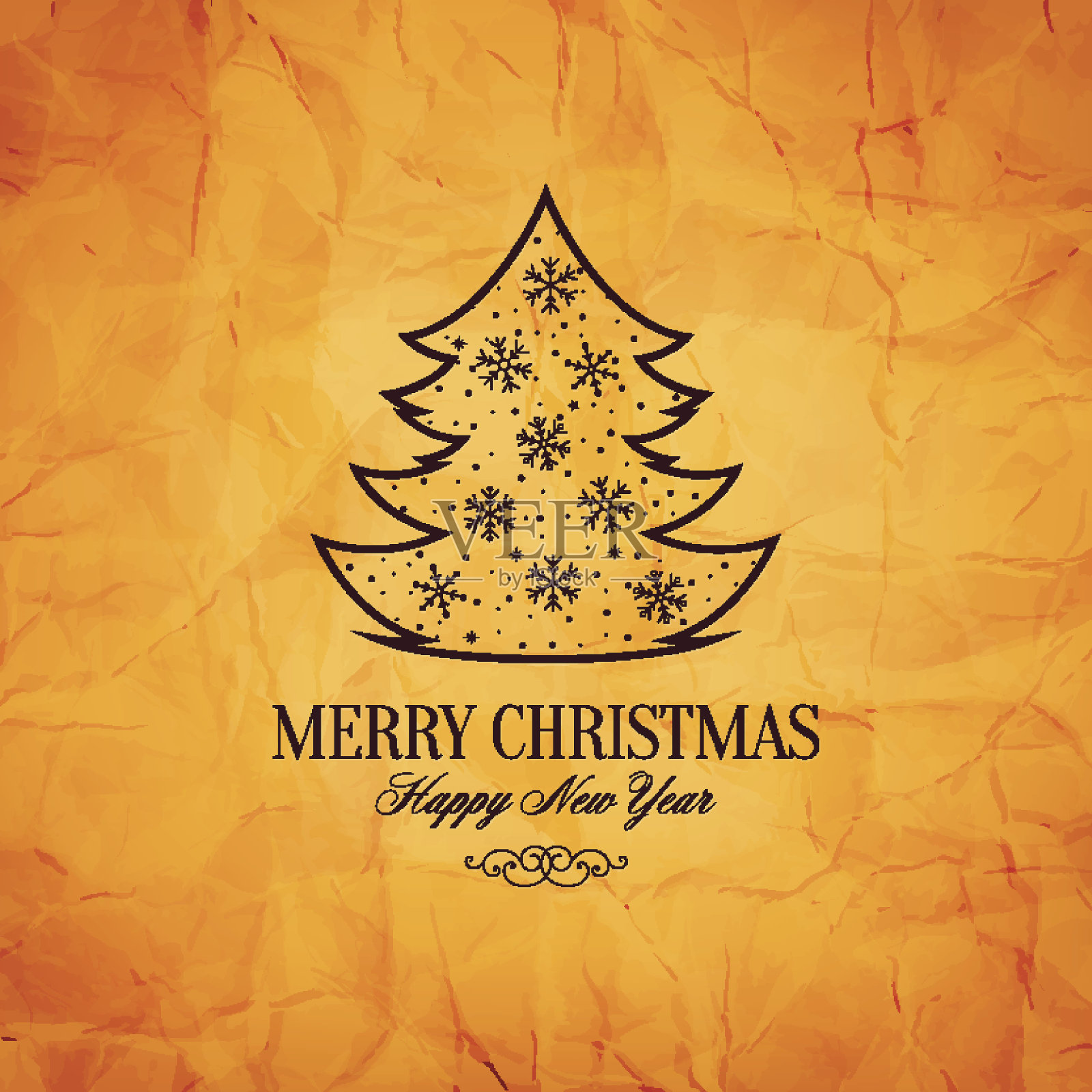 圣诞节和新年设计模板素材