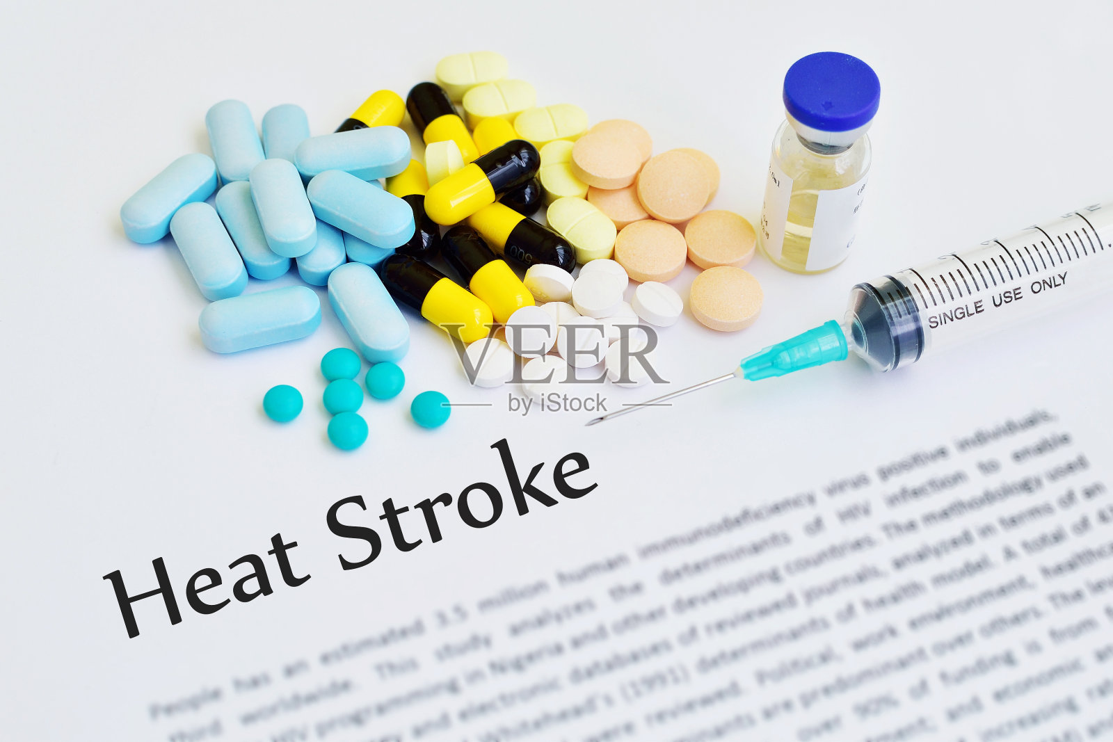 中暑照片摄影图片