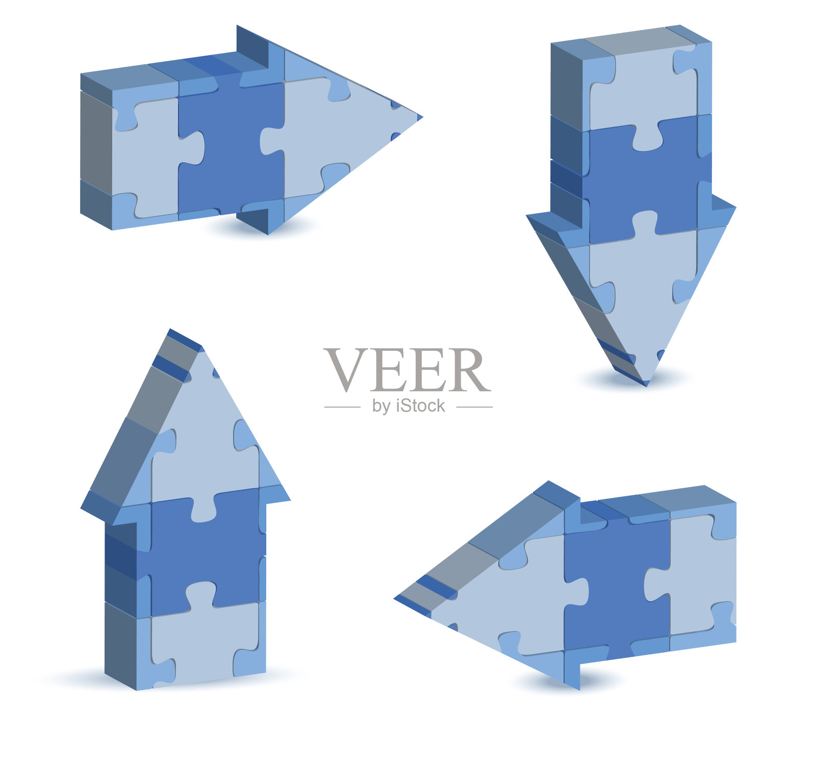 谜题中的箭头图标图标素材