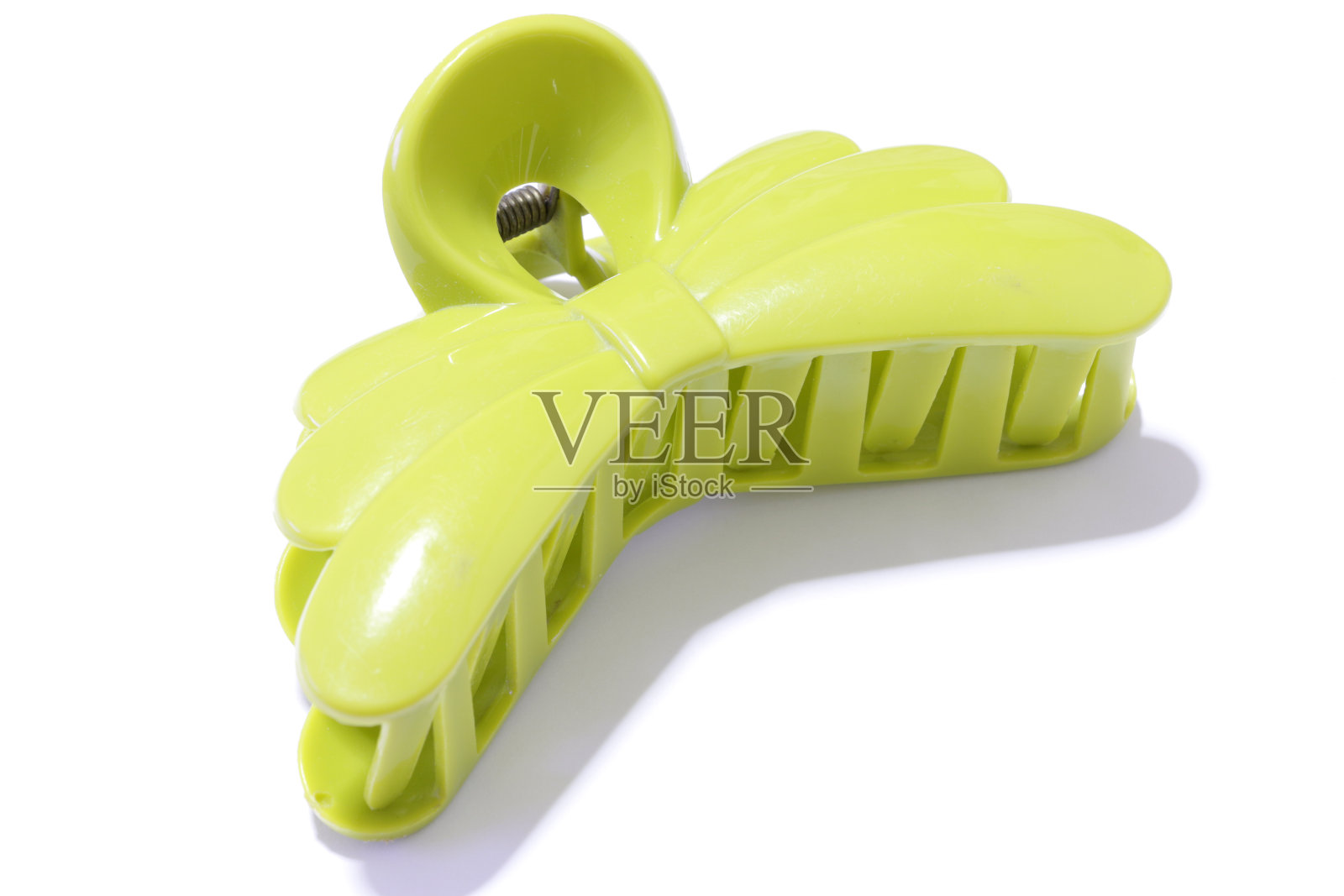 白色背景上的发夹照片摄影图片