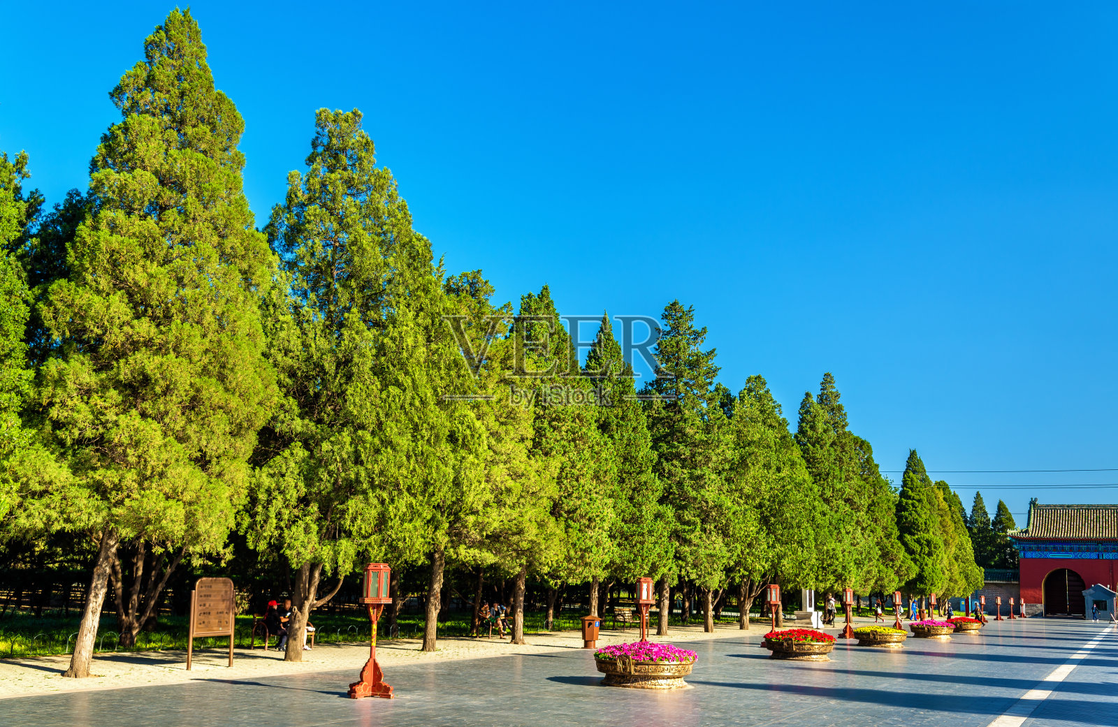 通往北京圜丘坛的路照片摄影图片