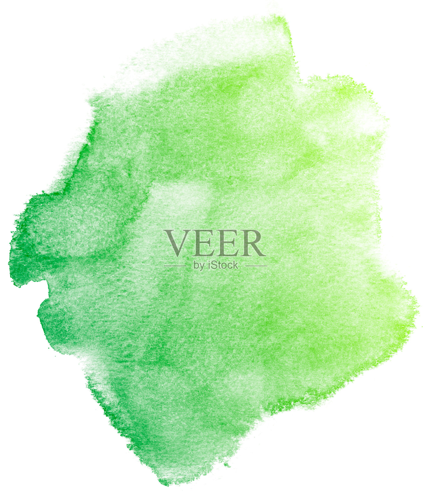 抽象的绿色水彩背景。照片摄影图片