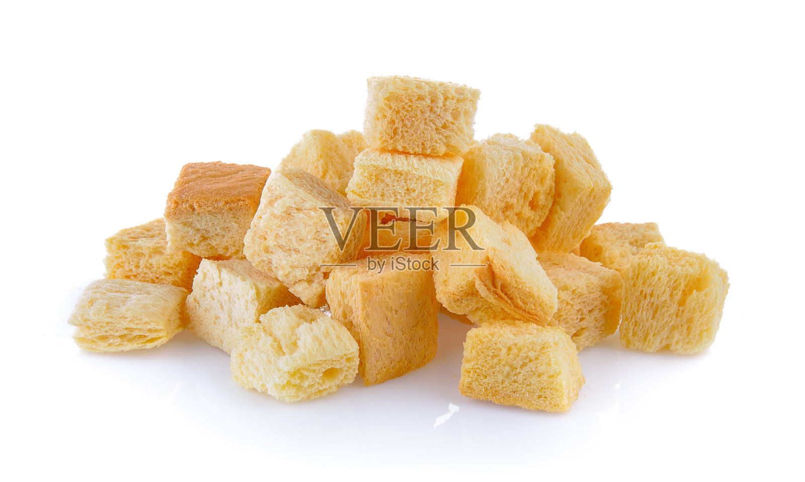 白底酥脆面包照片摄影图片