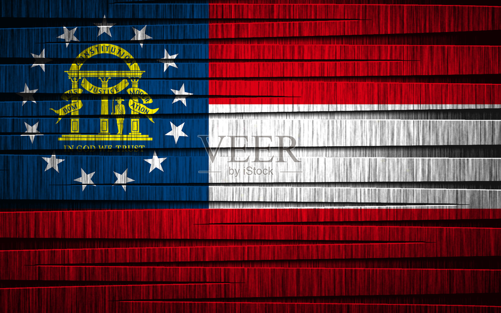 美国格鲁吉亚国旗照片摄影图片