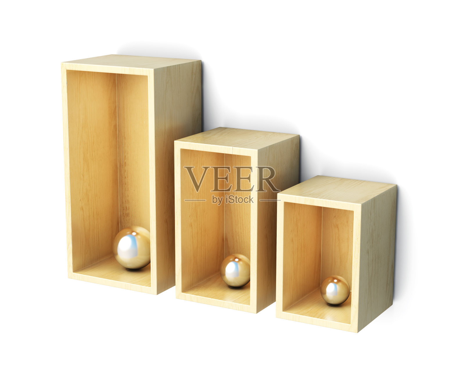 架子孤立的白色背景。三维渲染照片摄影图片