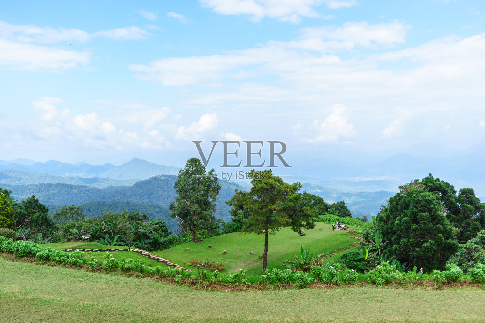 美丽的风景或自然风光在塔顶旅游照片摄影图片