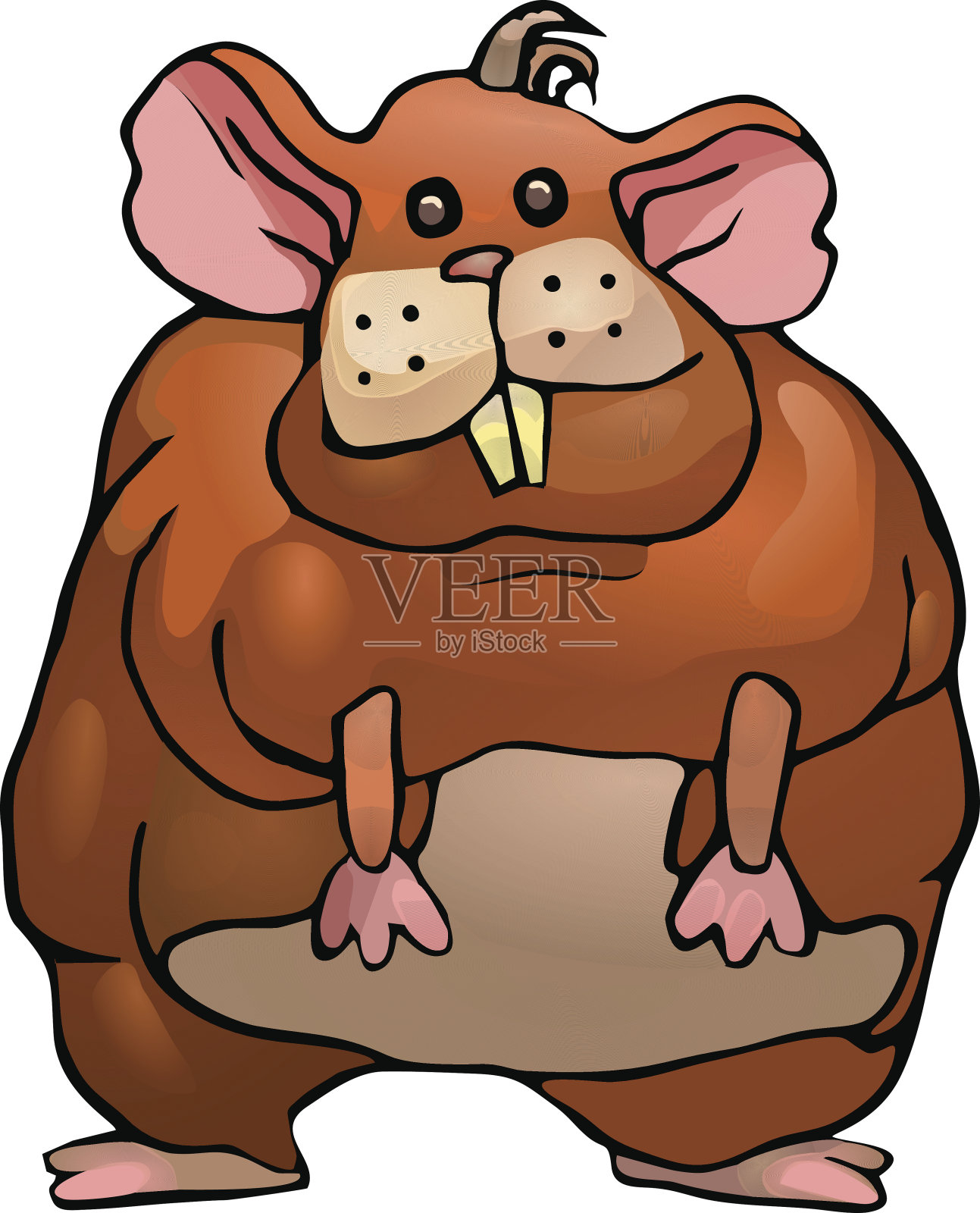 脂肪仓鼠。设计元素图片