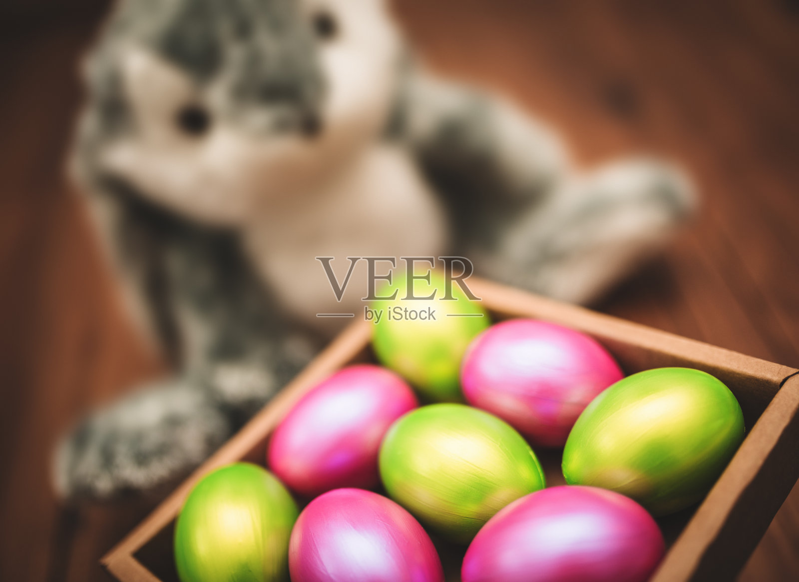 复活节彩蛋篮子照片摄影图片