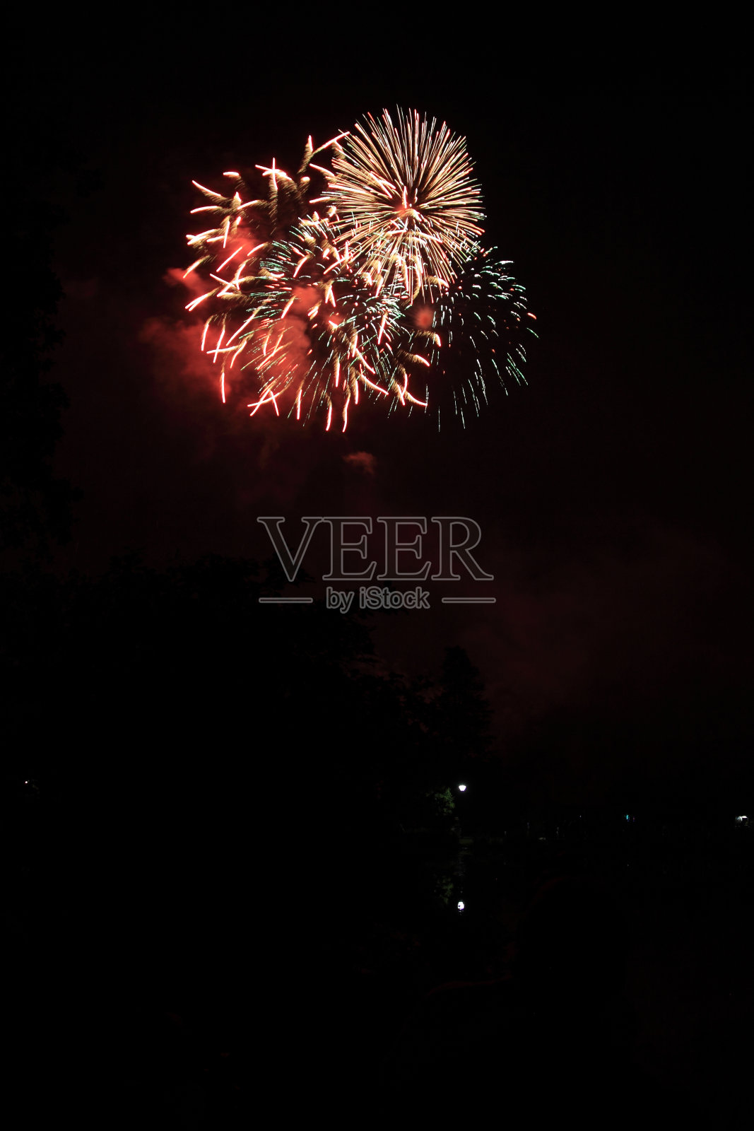 烟花照片摄影图片