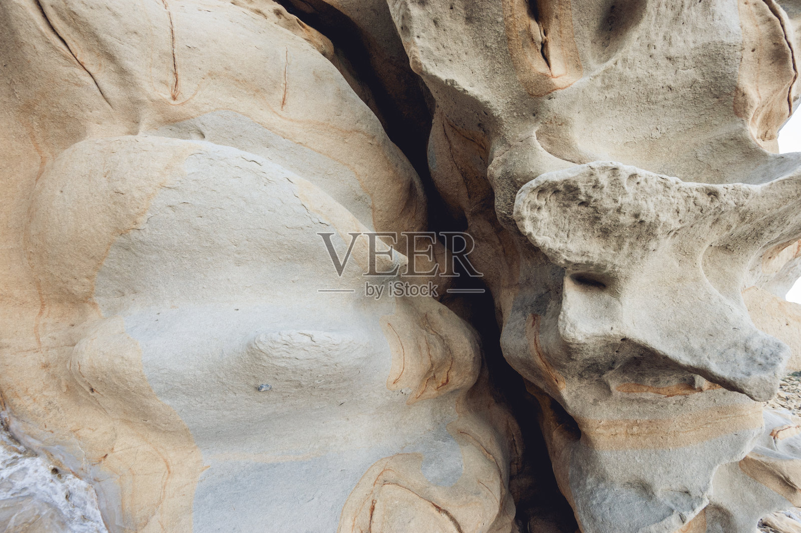 两个白色的岩石照片摄影图片