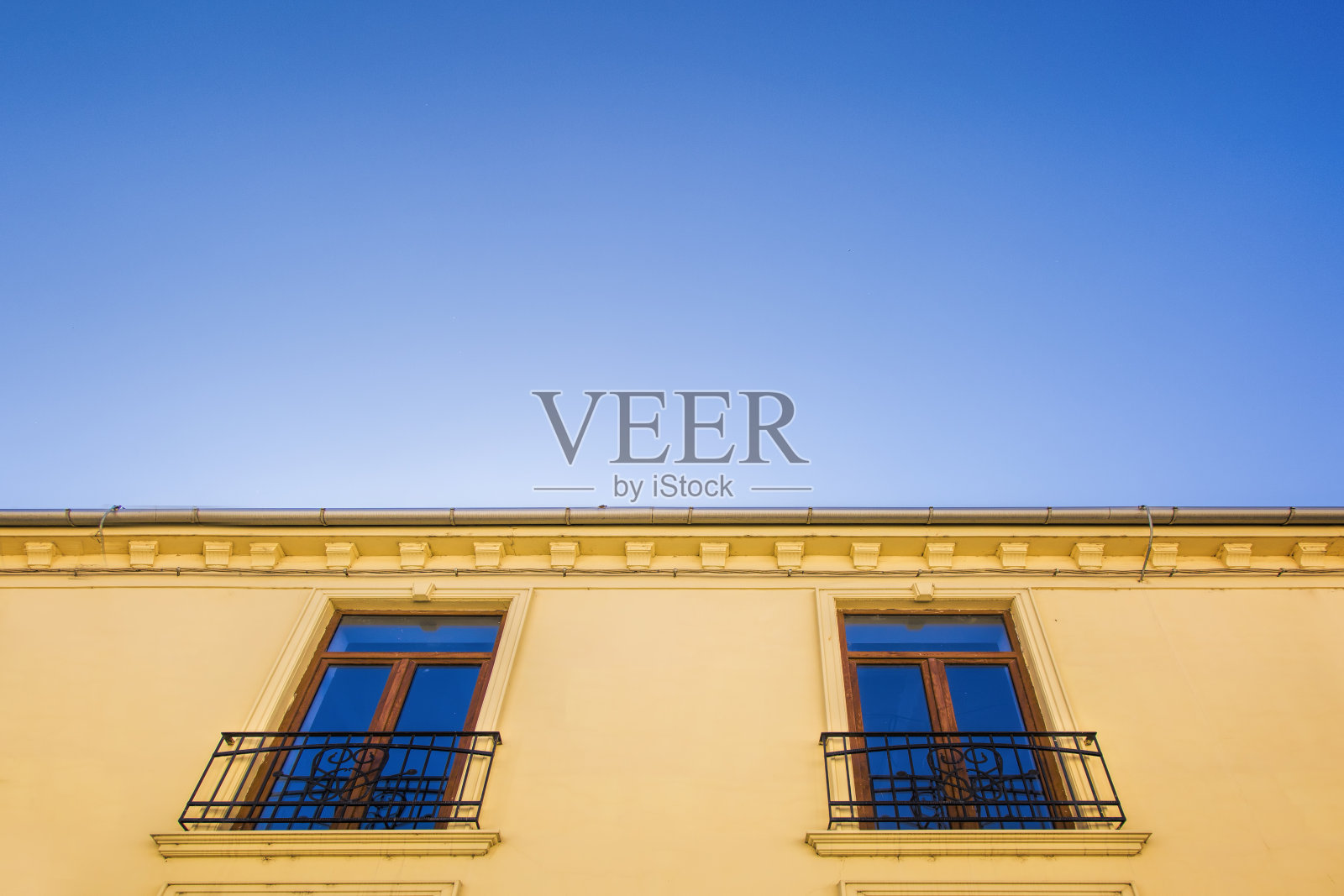 黄色的房子照片摄影图片