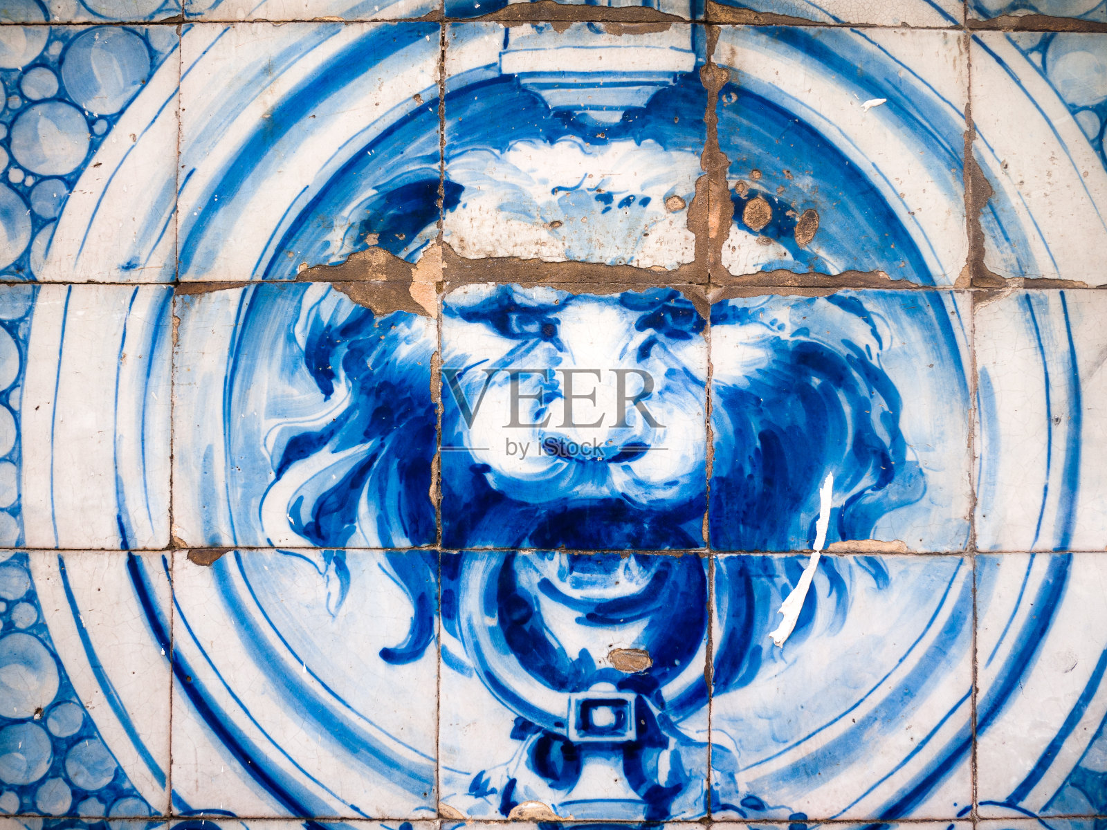 来自葡萄牙的Azulejos瓷砖照片摄影图片