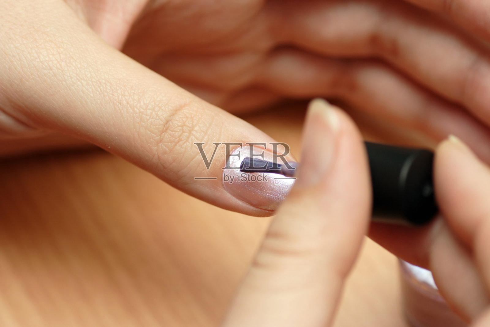 修指甲照片摄影图片