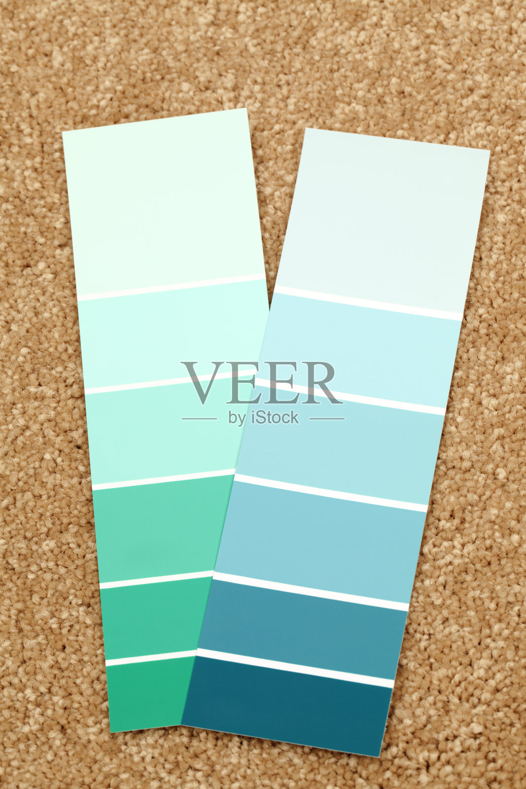 地毯上的色样或油漆样品照片摄影图片