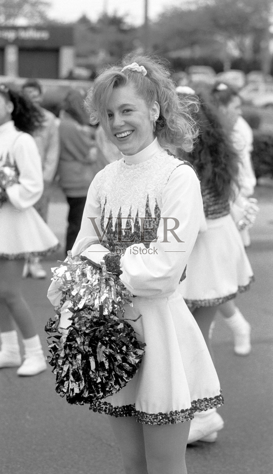 啦啦队长照片摄影图片