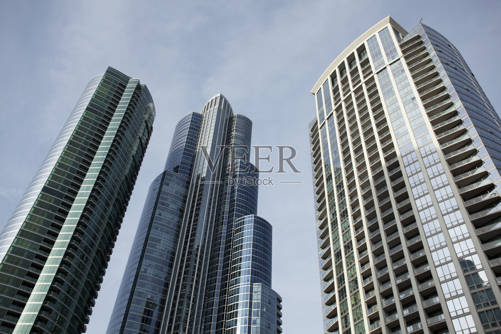 芝加哥公寓高楼大厦照片摄影图片