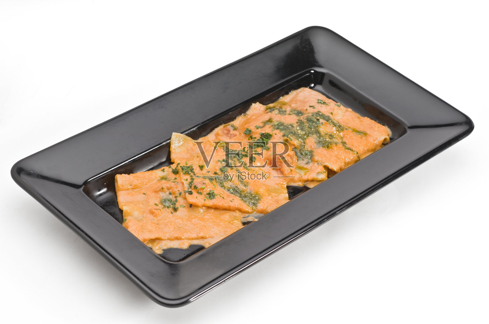 伏特加酱龙虾馄饨照片摄影图片