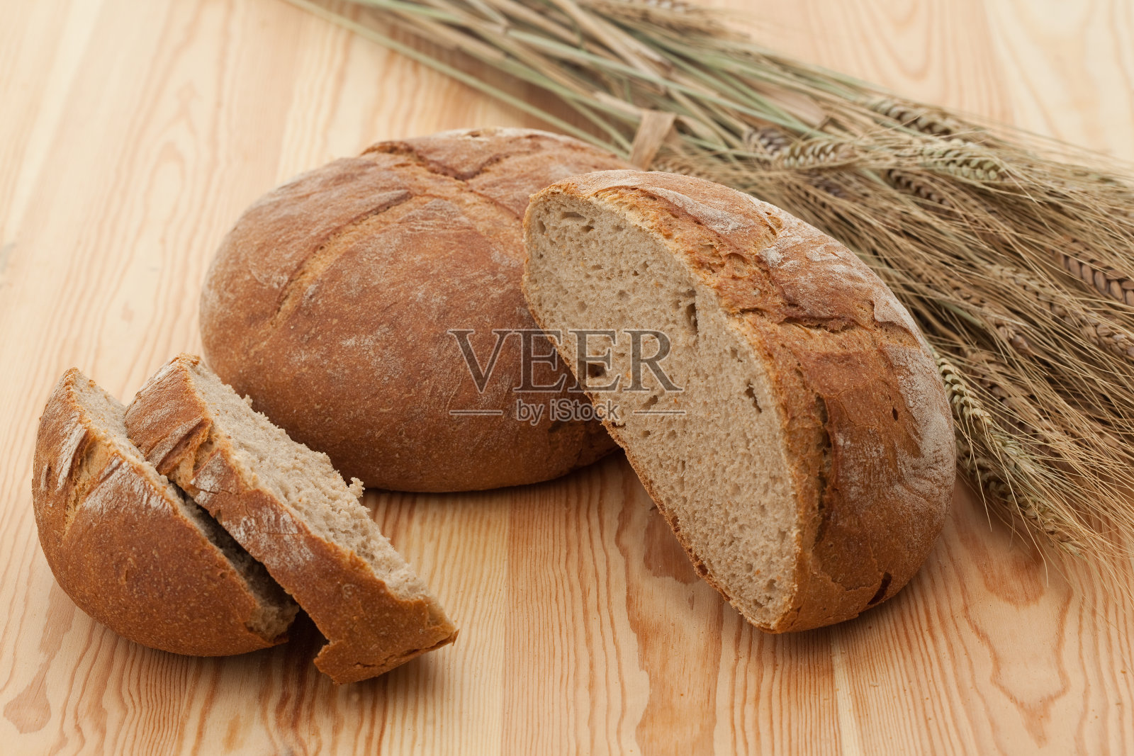 穗小麦面包照片摄影图片