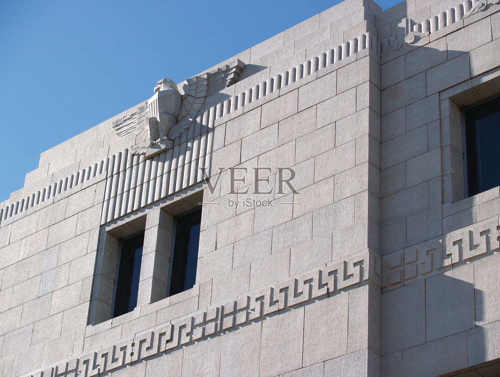 装饰艺术花岗岩建筑立面照片摄影图片