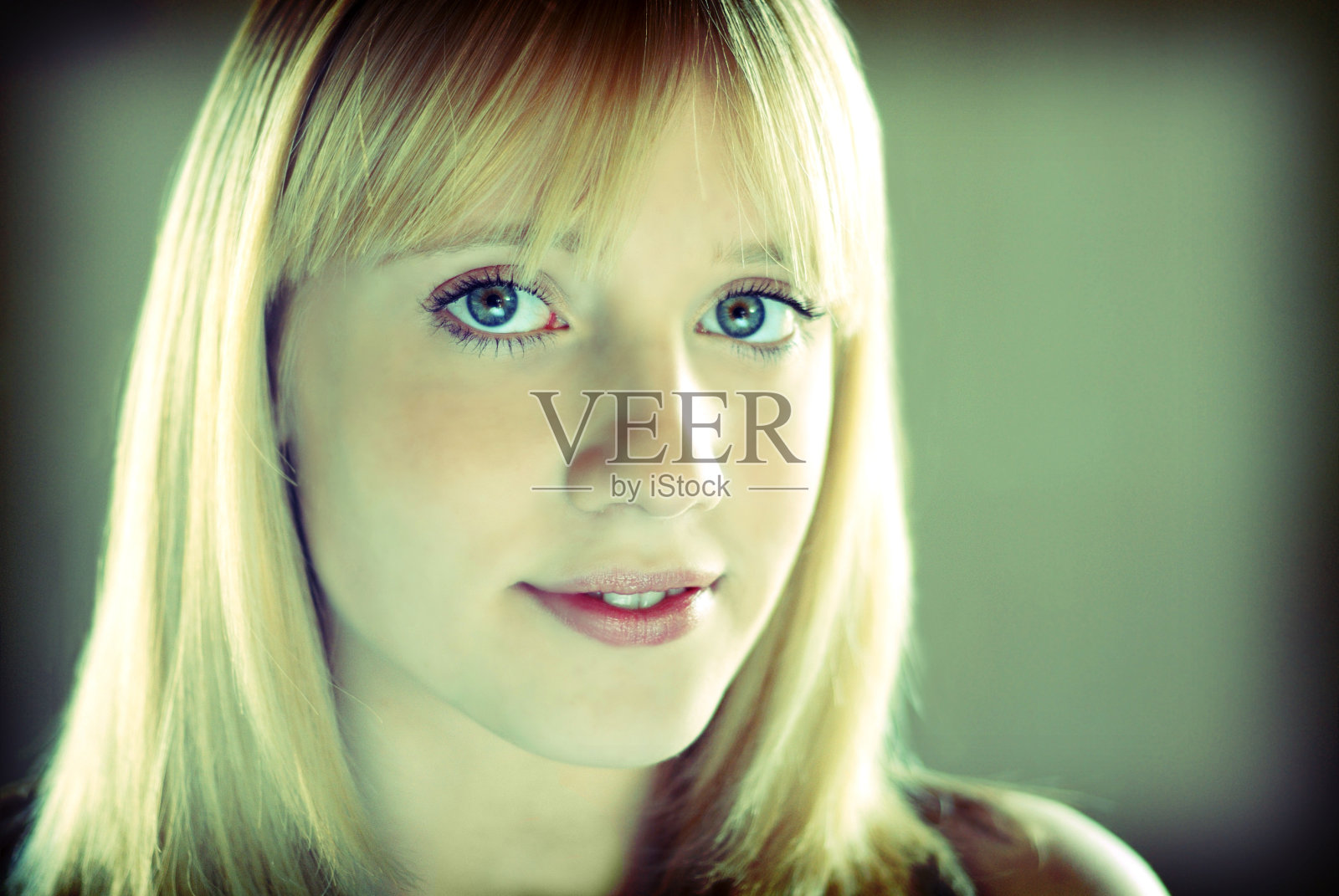 Lomo 女孩照片摄影图片