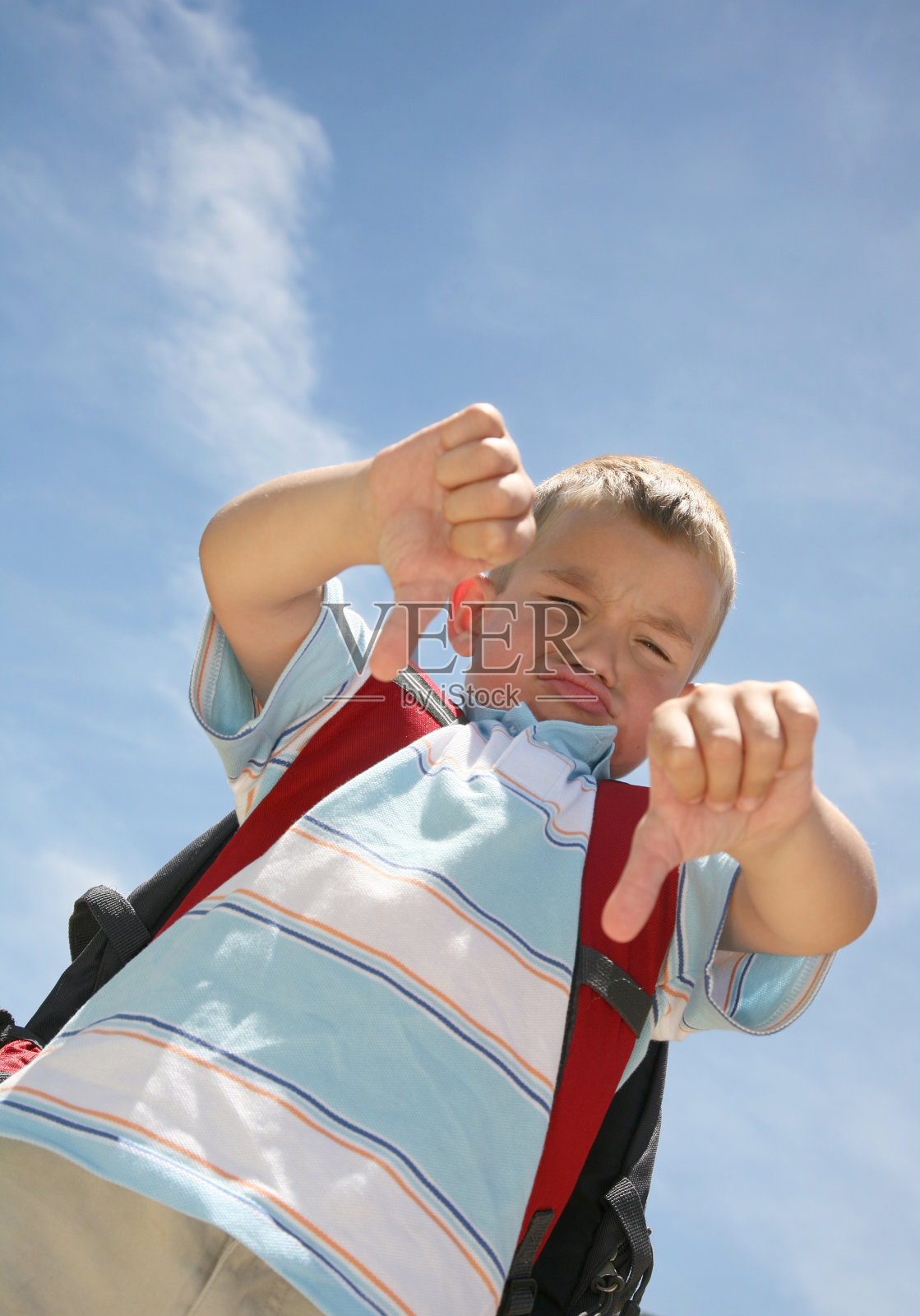 拇指向下!照片摄影图片