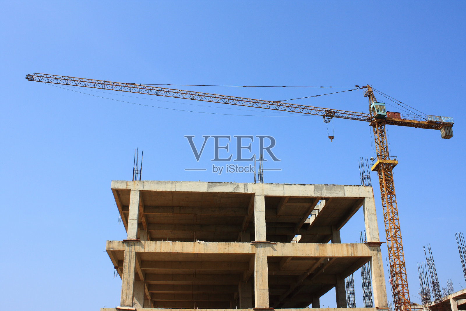 建筑工地和起重机照片摄影图片